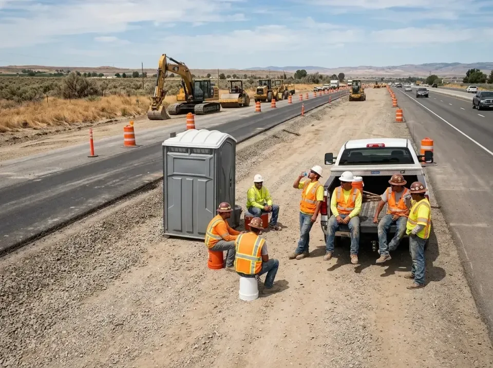 highway-road-construction-crew-007 — frequently asked questions, Porta Potty and Restroom Rentals in Moundsville, WV
